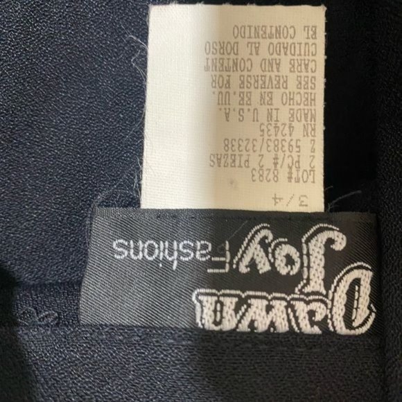 Vintage 80s USA Womens sheer sleeve bolero black size 3/4 - Picture 7 of 10